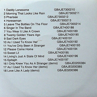 tracking list disc 2